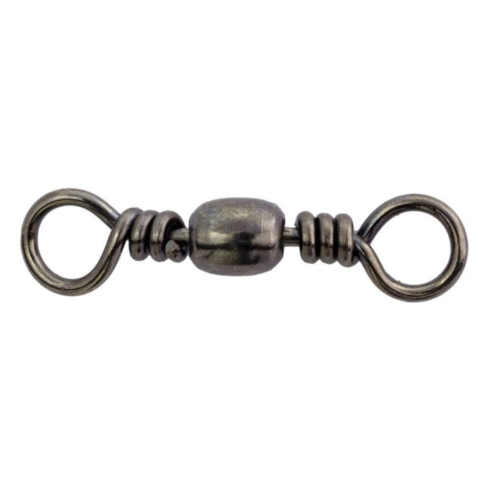 Mustad | Black Barrel Swivel