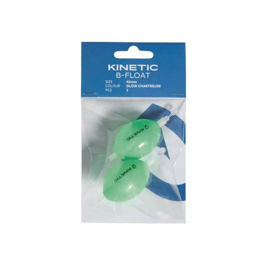 KINETIC | B-Float Glow Chartreuse 2pcs floats