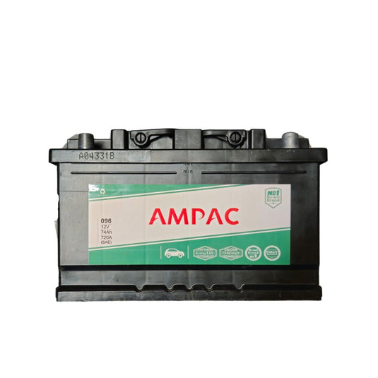 Ampac | 096 12V Starter Battery | 74AH