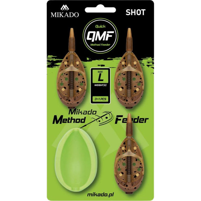 Mikado | Feeder | Method Feeder Shot Q.M.F | Set 20g+30g+40g