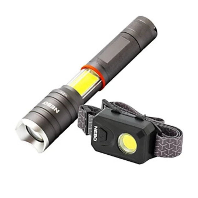 Nebo | Tac Slyde and 150 Headlamp Combo Pack