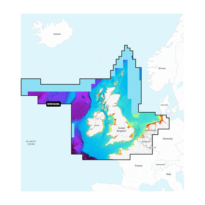 Garmin | Navionics Vision+ Charts | UK, Ireland & Holland