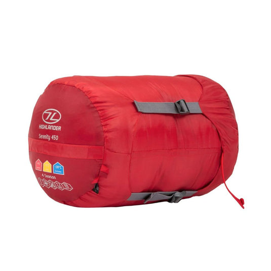 Serenity Mummy Sleeping Bag | 450 | Red