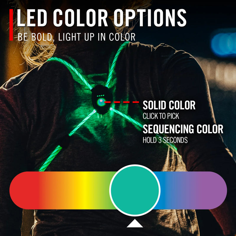 Load image into Gallery viewer, Coast | Rechargeable Lighted Rope Vest
