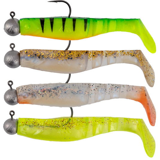 Mikado | FishHunter Ready Rigged Lure Set | 8cm  | 4pcs