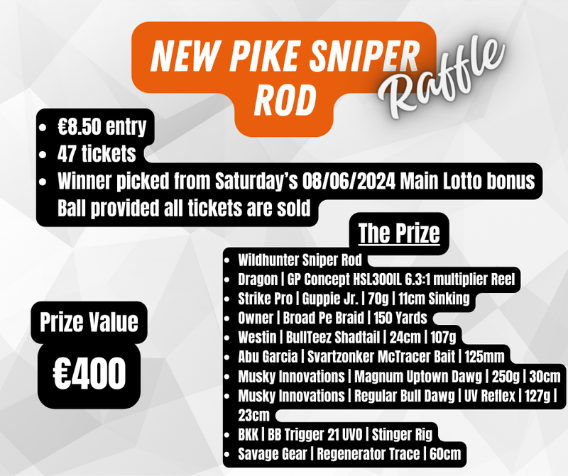 Load image into Gallery viewer, #27 Raffle : New Pike Sniper Rod Bundle
