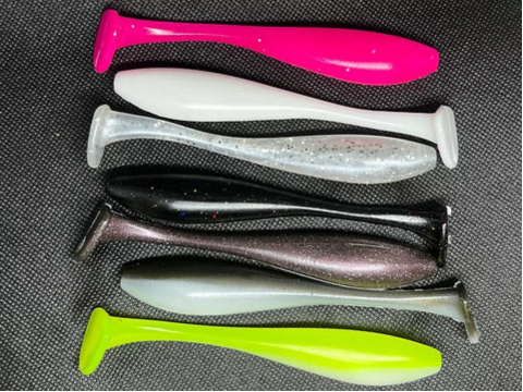 Wildhunter.ie - Rooneys | Lure Paddle Tails |  Mixed pack -  Sea Fishing Lures 