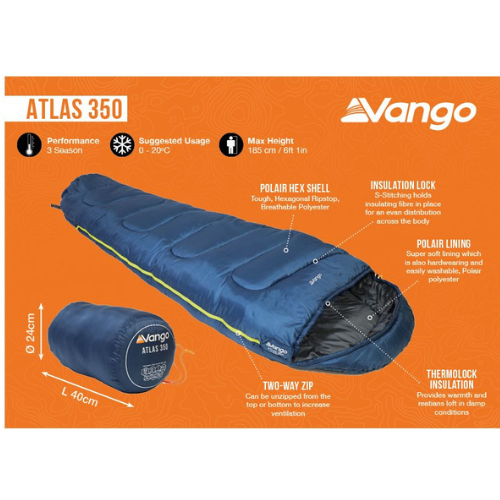 Load image into Gallery viewer, Wildhunter.ie - Vango | Atlas 350 Sleeping Bag -   
