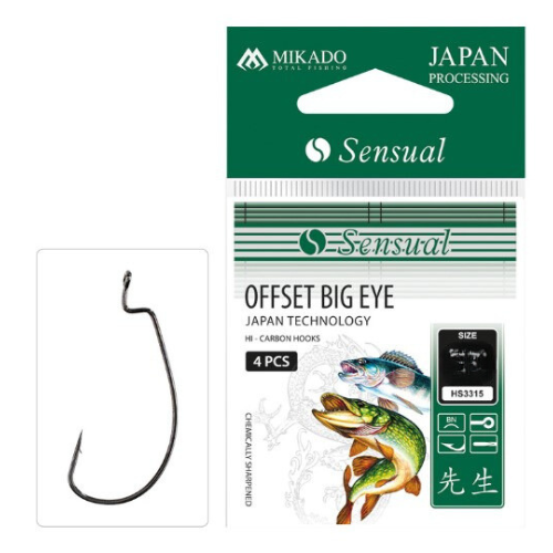 Wildhunter.ie - Mikado | Sensual Offset Bigeye Hook | 4pcs -  Offset Hooks 