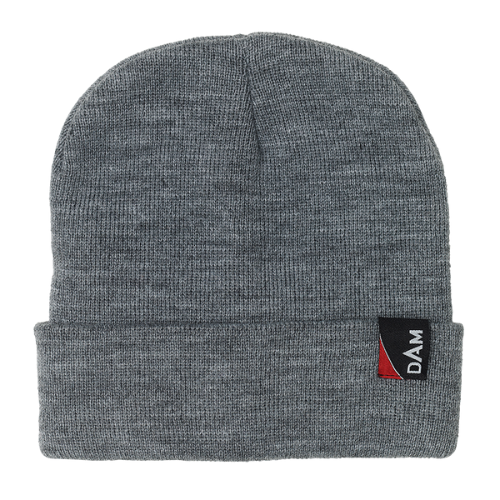 Wildhunter.ie - DAM | Classic Fold-Up Beanie | One Size | Grey Melange -  Hats 