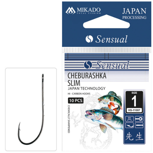 Wildhunter.ie - Mikado | Sensual Cheburashka Slim Hook BN | 8pcs -  Single Style Hooks 