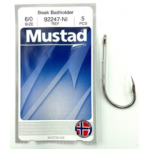 Wildhunter.ie - Mustad | Beak Baitholder Hook -  Single Style Hooks 