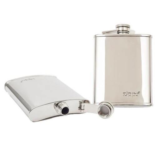 Wildhunter.ie - Zippo | Polished Hip Flask -  Giftware 