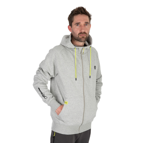 Load image into Gallery viewer, Wildhunter.ie - Matrix | Black Edition Full Zip Hoodie | Marl Grey/Lime -  Fishing Jackets 
