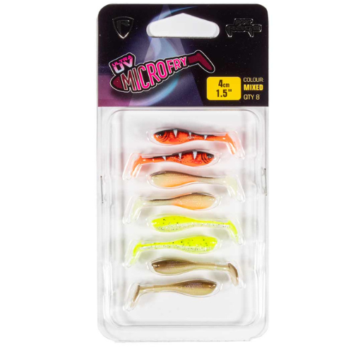 Wildhunter.ie - Fox Rage | Micro Fry Mixed Colour Lure Pack -  Jig & Dropshot Lures 