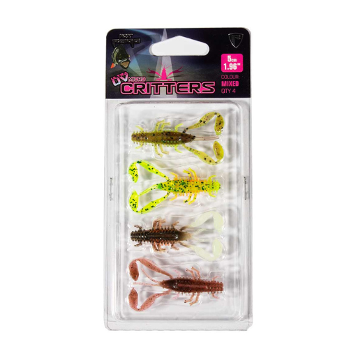 Wildhunter.ie - Fox Rage | Ultra UV Micro Critter Mixed Colour Lure Pack -  Jig & Dropshot Lures 