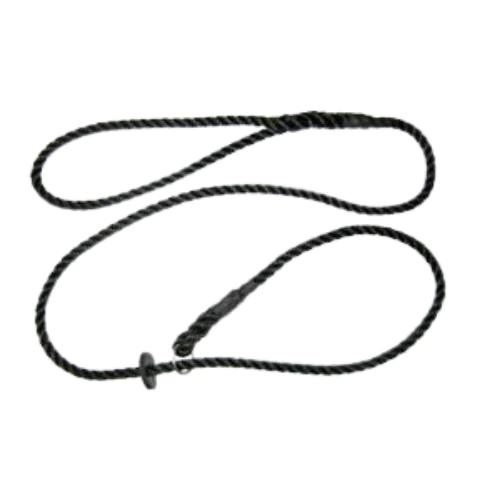 Split Lead Rope Slip Lead Three Strand Rope With Rubber Stop | 8mm