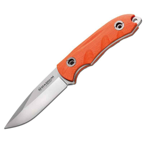 Wildhunter.ie - Boker Magnum | Orange Outdoor Fixed Blade Knife | 440 | Orange -  Knives & Axes 