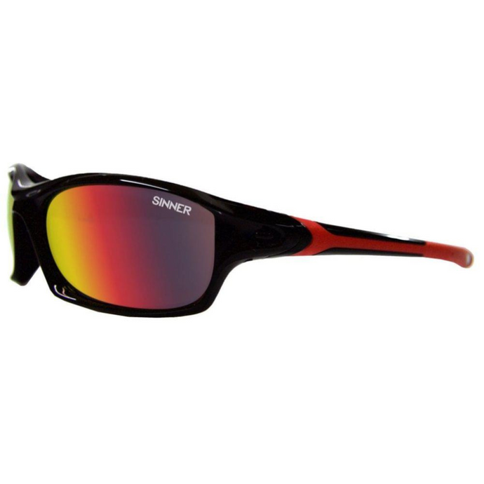 Sinner | Eaton Sunglasses | Black/Red