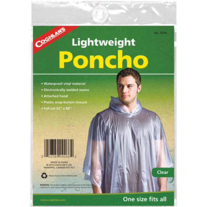 Coghlan | Poncho | Clear