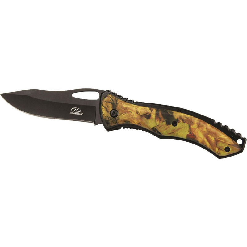 Load image into Gallery viewer, Highlander | Eagle Camo Knife | Black
