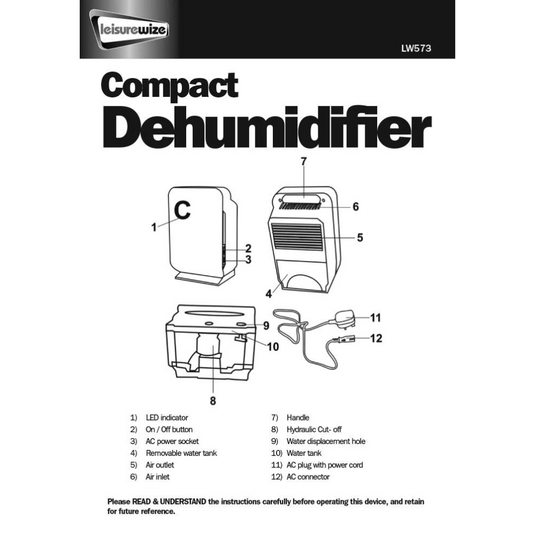 Streetwize | Compact Electric Dehumifier