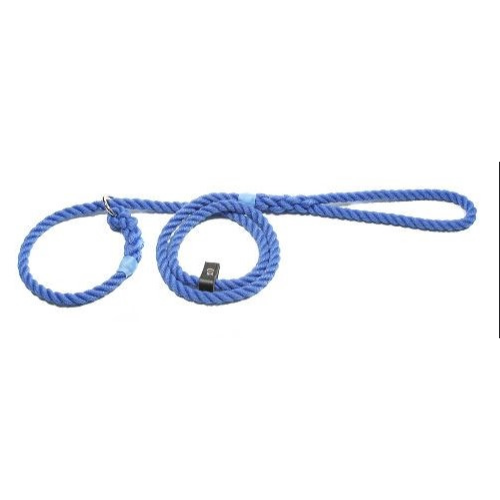 Split Lead Rope Slip Lead Three Strand Rope With Rubber Stop | 8mm | Wildhunter.ie