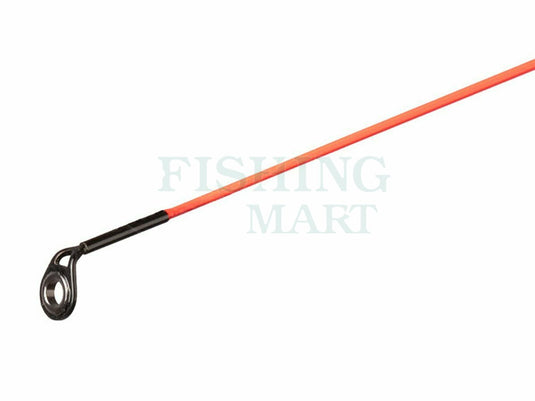 Mikado Intro II Method Feeder 330 fishing rod tip, featuring the orange blank and black line guide.