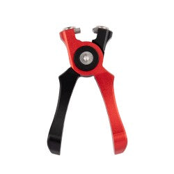 Mikado AMN-860 Line Nippers Mono & Braid, red and black fishing tool for cutting lines