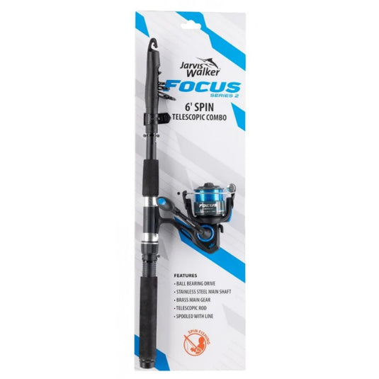 Jarvis Walker | Telescopic Spin Combo | 6ft | 2000 Reel - Spinning Rods