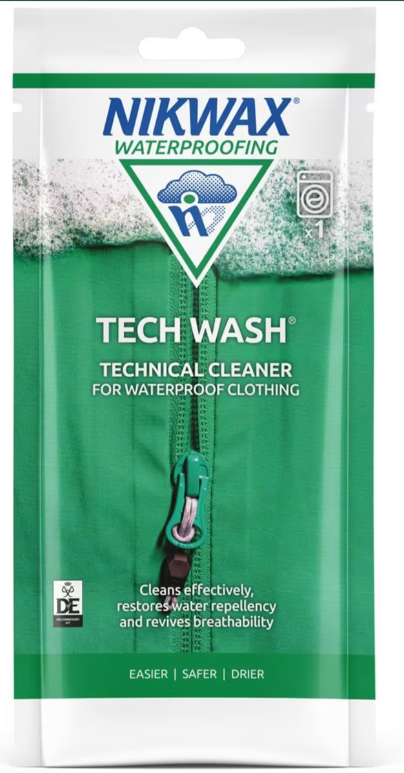 Nikwax | Tech Wash Pouch | 100ml - Waterproofer & Repair