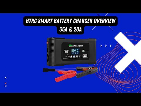 Load and play video in Gallery viewer, HTRC | 20A Multi Battery Charger 12V/24V  Multi Battery Charger /lifepo4/lead-acid/agm Battery Pulse Repair Charger
