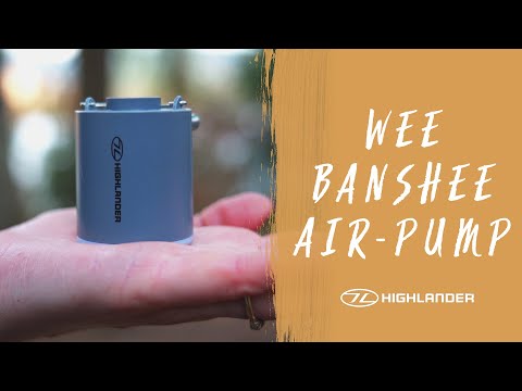 Load and play video in Gallery viewer, Highlander | Wee Banshee Micro Lightweight Air Pump With Light

