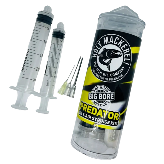 Wildhunter.ie - Holy Mackerel! | Predator Oil & Air Syringe Kit -  Predator Deadbaiting 
