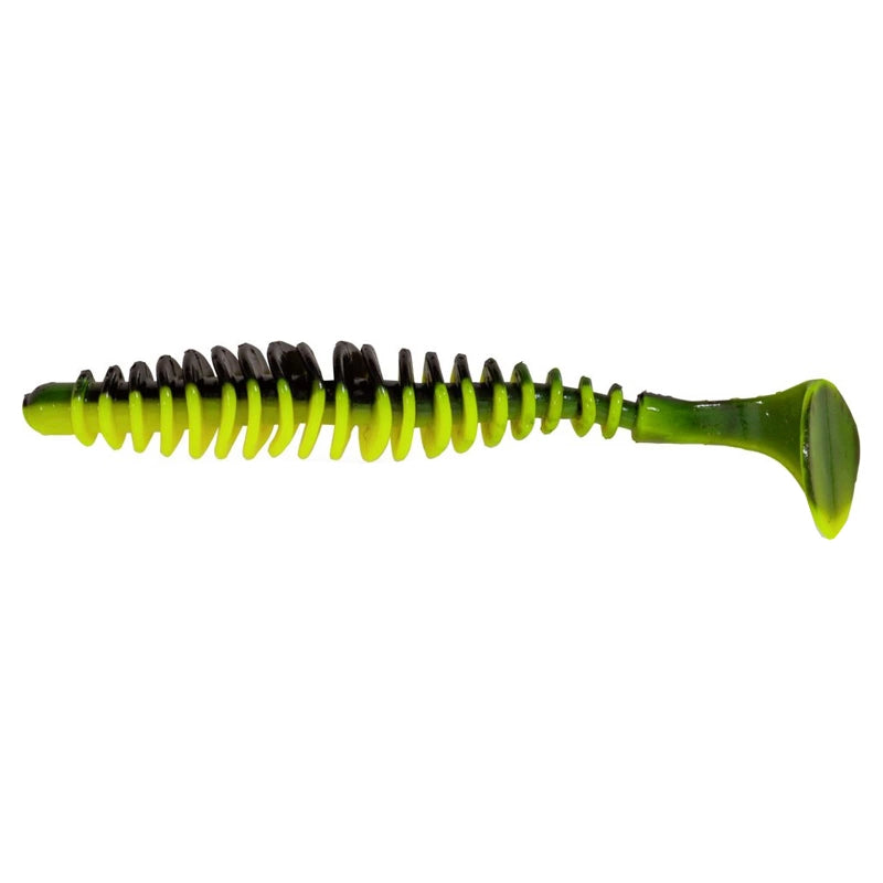 Load image into Gallery viewer, Wildhunter.ie - Magic Trout | T-Worm Paddler Cheese | 5.5cm | 1.5g | 6pcs -  Predator Lures 
