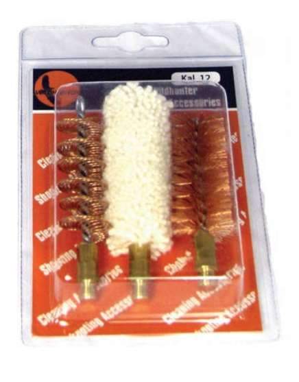 Wildhunter.ie - 3 Piece Shotgun brush set in blister pack 12G -  Gun Cleaning Kits 