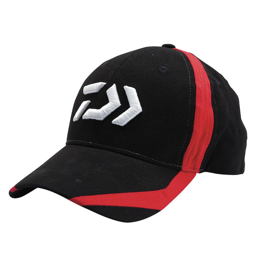 Wildhunter.ie - Daiwa | D Logo Cap | Black/Red Flash -  Hats 