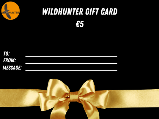Wildhunter.ie - €5 Voucher / Gift Card -  Gift Cards 