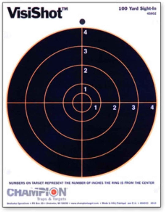 Wildhunter.ie - Champion | Visishot Circle 8 inch | 10PK -  Shooting Targets 