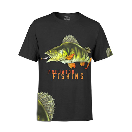 Wildhunter.ie - Fladen | Greedy Perch T-Shirt -  Fishing Tshirts 
