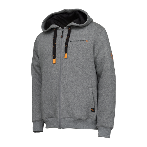 Wildhunter.ie - Savage Gear | Classic Zip Hoodie | Grey Melange -  Fishing Jumpers 