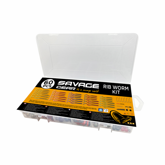 Wildhunter.ie - Savage Gear | Rib Worm Kit | 60pcs -  Predator Lures 