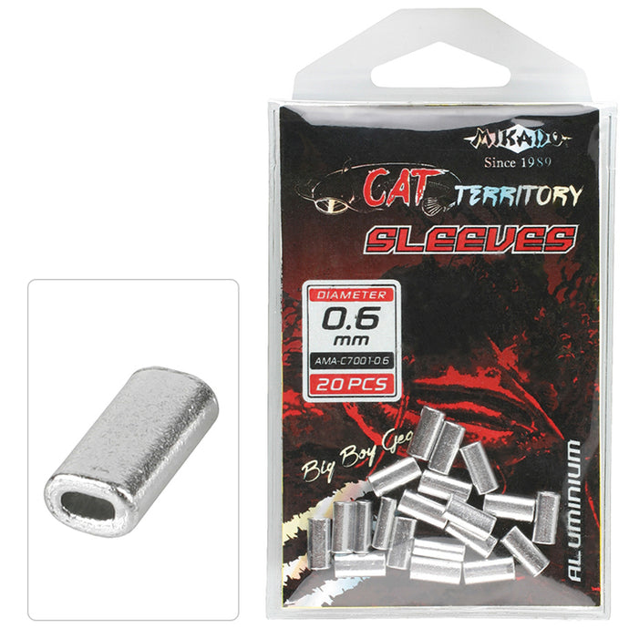 Wildhunter.ie - Mikado | Crimp Sleeve | Aluminium | 1.2mm | 20pcs -  Predator Rig Making 