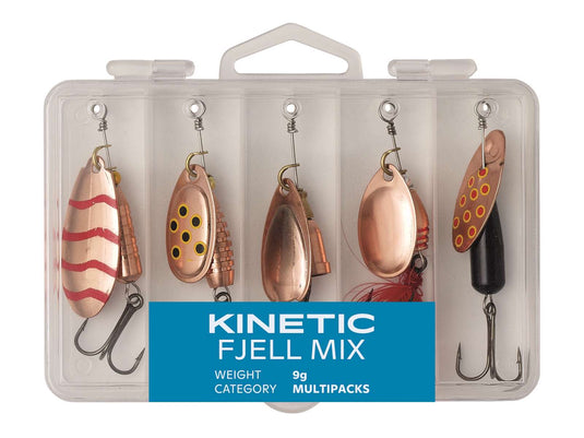 Wildhunter.ie - Kinetic | Fjell Mix Spinners | 5pcs -  Predator Spinners 