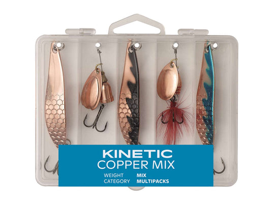 Wildhunter.ie - Kinetic | Copper Mix | Spoons & Spinners | 5pcs -  Predator Spinners 