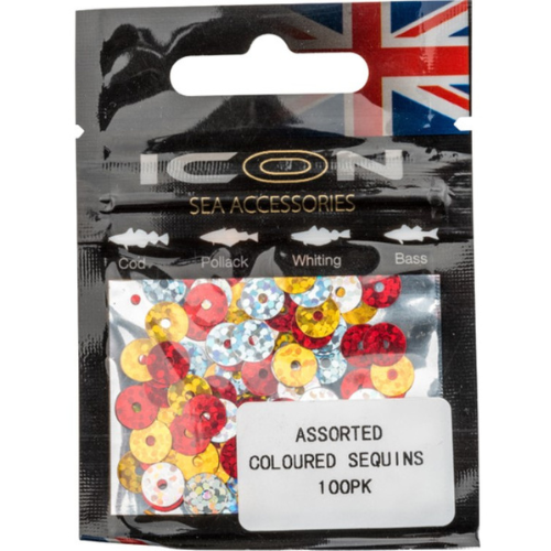 Wildhunter.ie - Icon | Assorted Coloured Sequins 100pk -  Sea Fishing Terminal Tackle 