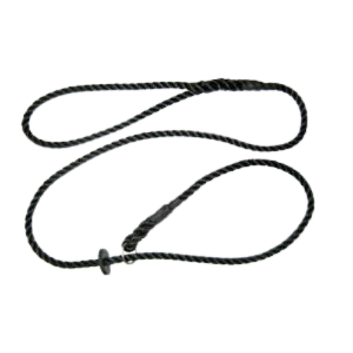 Wildhunter.ie - Slip Lead Three Strand Rope With Rubber Stop | 10mm x 1.5m -  Dog Leads 