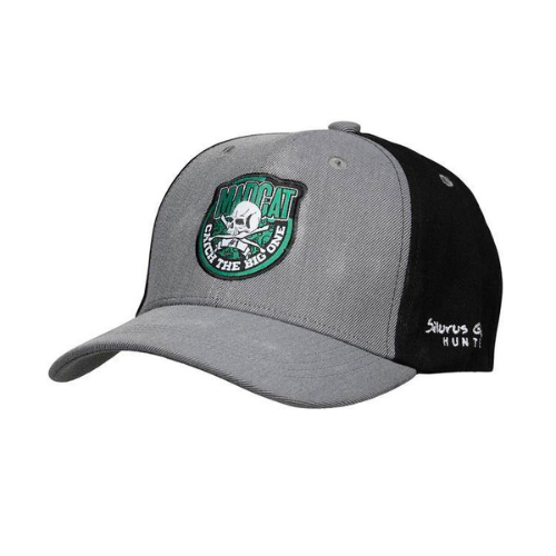 Wildhunter.ie - Madcat | Skull Badge Cap | Onesize | Grey Melange -  Hats 