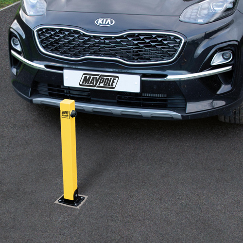 Wildhunter.ie - Maypole | Square Fold Down Security Post With Integral Top Lock -  Car & Caravan Accessories 