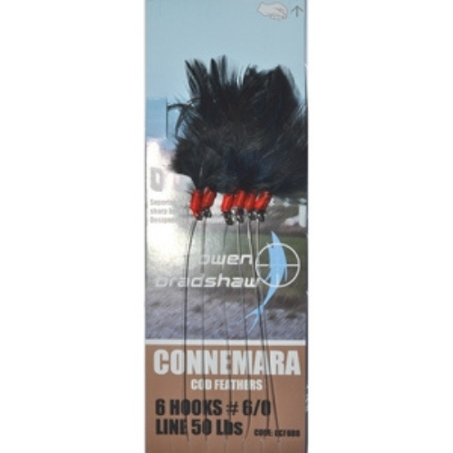 Wildhunter.ie - Gowen & Bradshaw | Connemara 6 Hook Cod Feather | 6/0 -  Sea Fishing Lures 